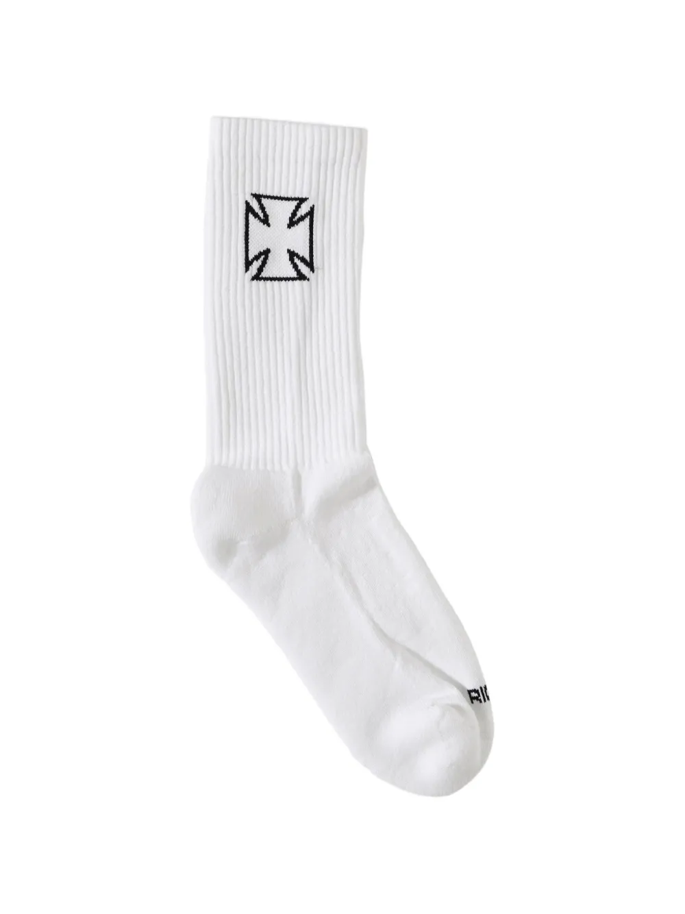 VETEMENTS cross-embellishment socks - Bianco