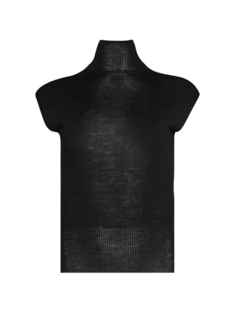 Rick Owens turtleneck knitted vest