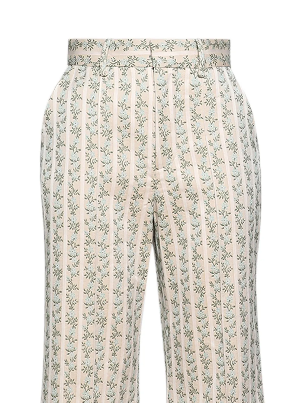  Rosie Assoulin Floral-pattern Trousers - Neutrals 
