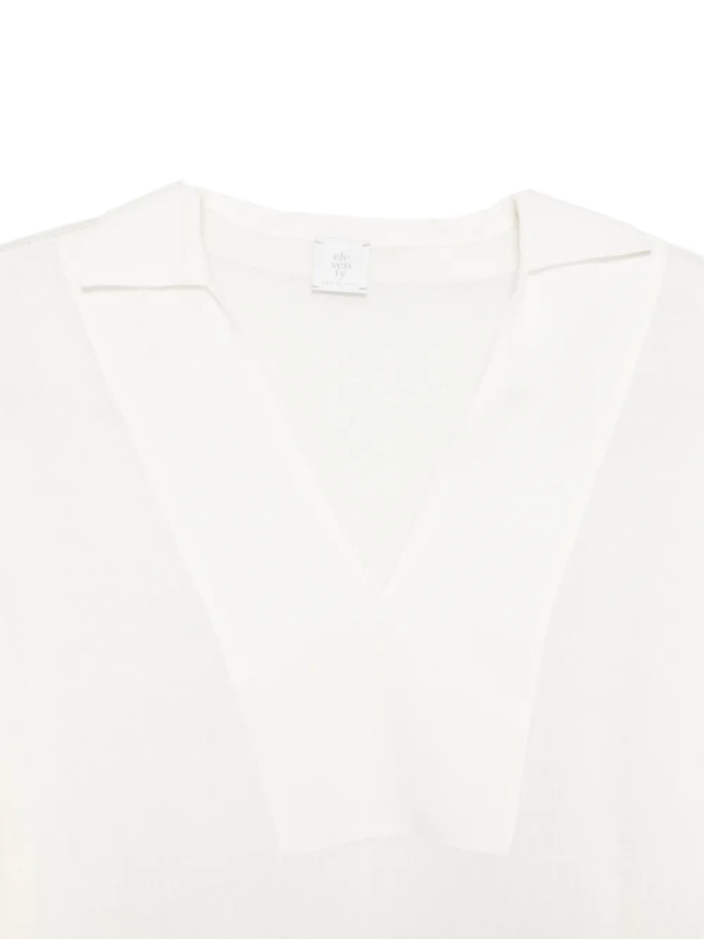  Eleventy V-neck Blouse - White 