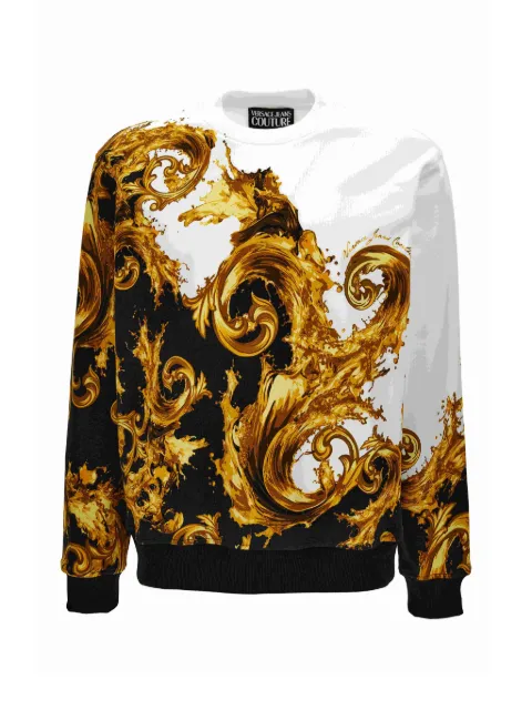 Versace Jeans Couture sudadera estampada con cuello redondo