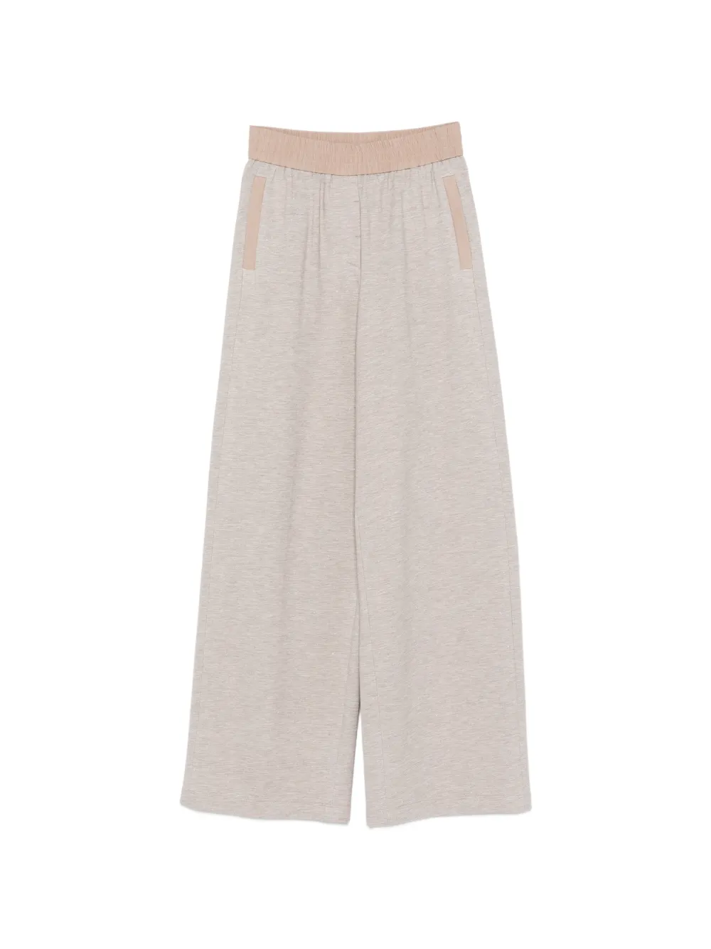 Peserico elasticated-waistband track pants - Marrone