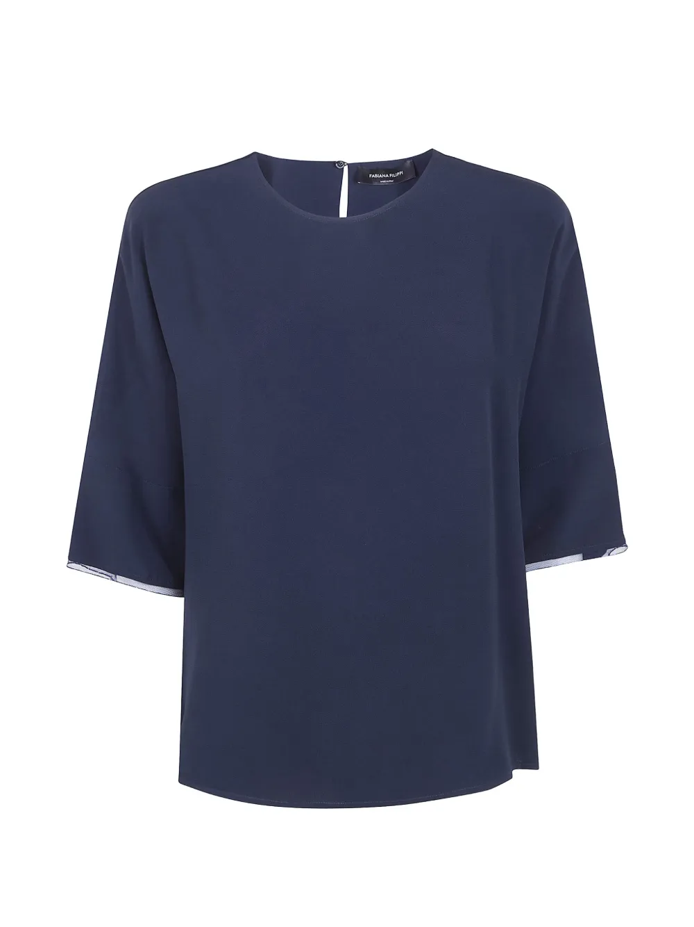 Fabiana Filippi flared shirt - Blau