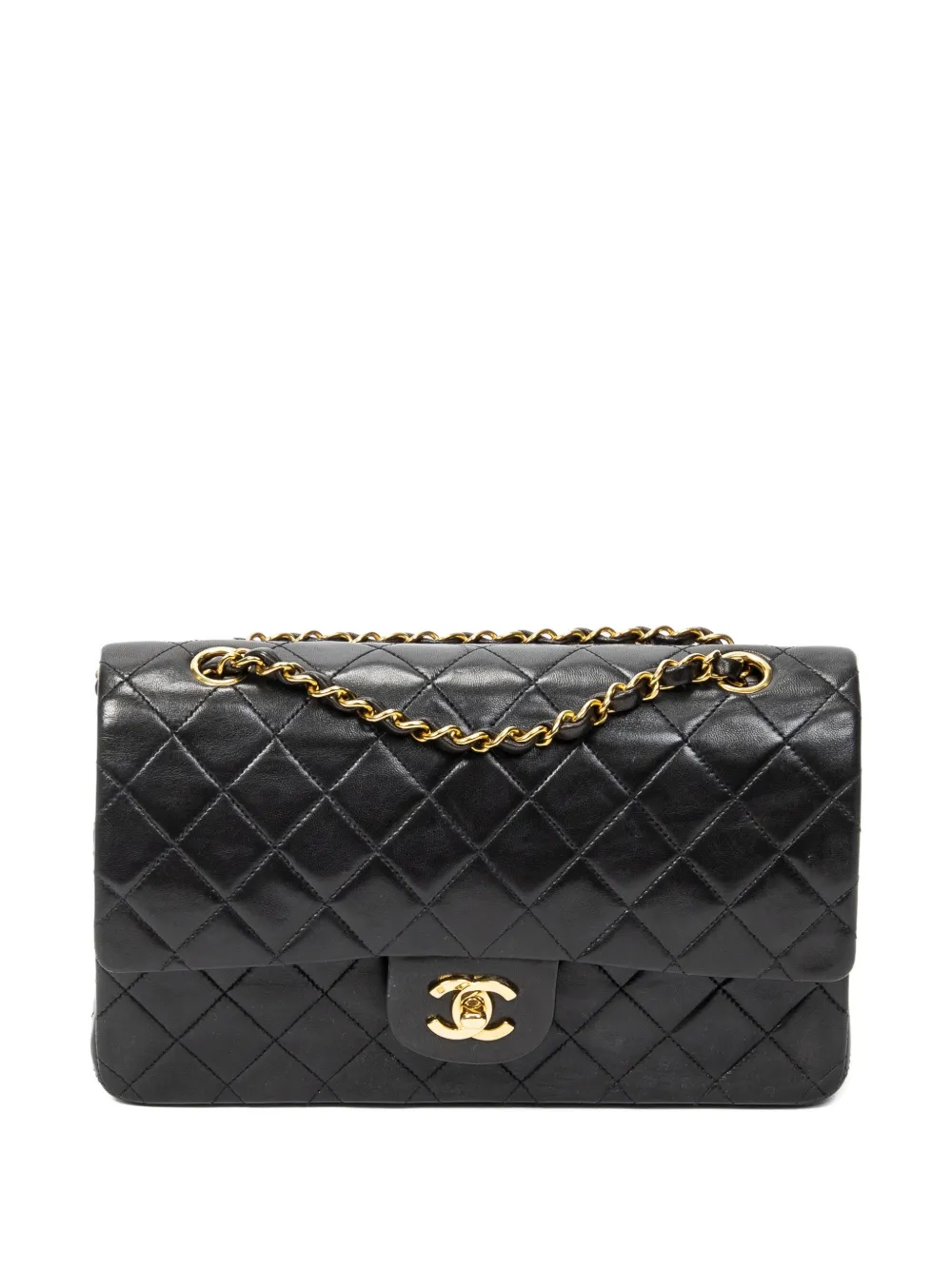 CHANEL Pre-Owned 1994-1996 26 quilted chain tote bag - Nero