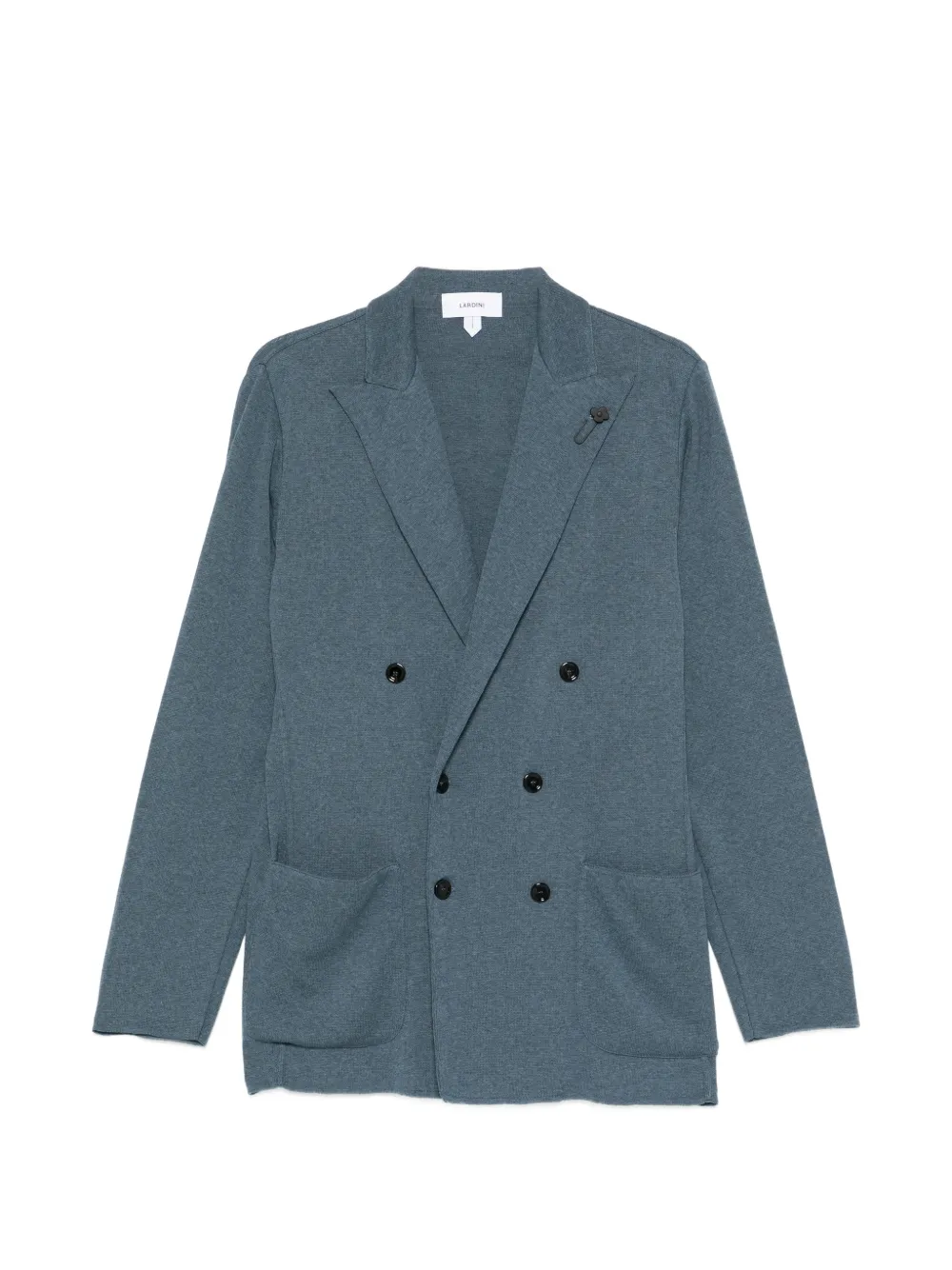 Lardini double-breasted pocket blazer - Blu