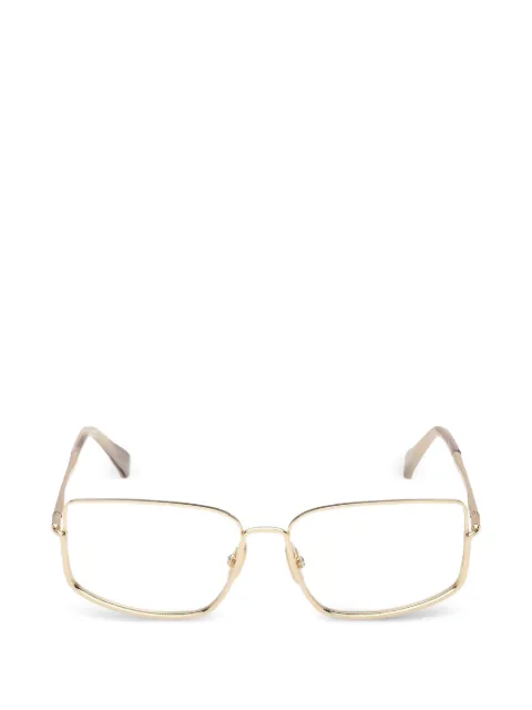 Max Mara Eyewear rectangle metal glasses