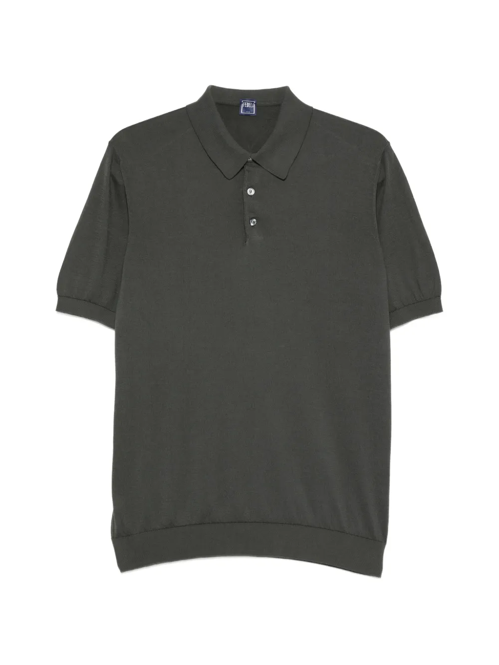 Fedeli short-sleeve polo shirt - Verde