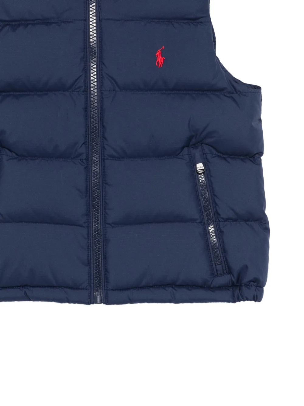 POLO RALPH LAUREN KIDS Gewatteerde bodywarmer met rits Blauw