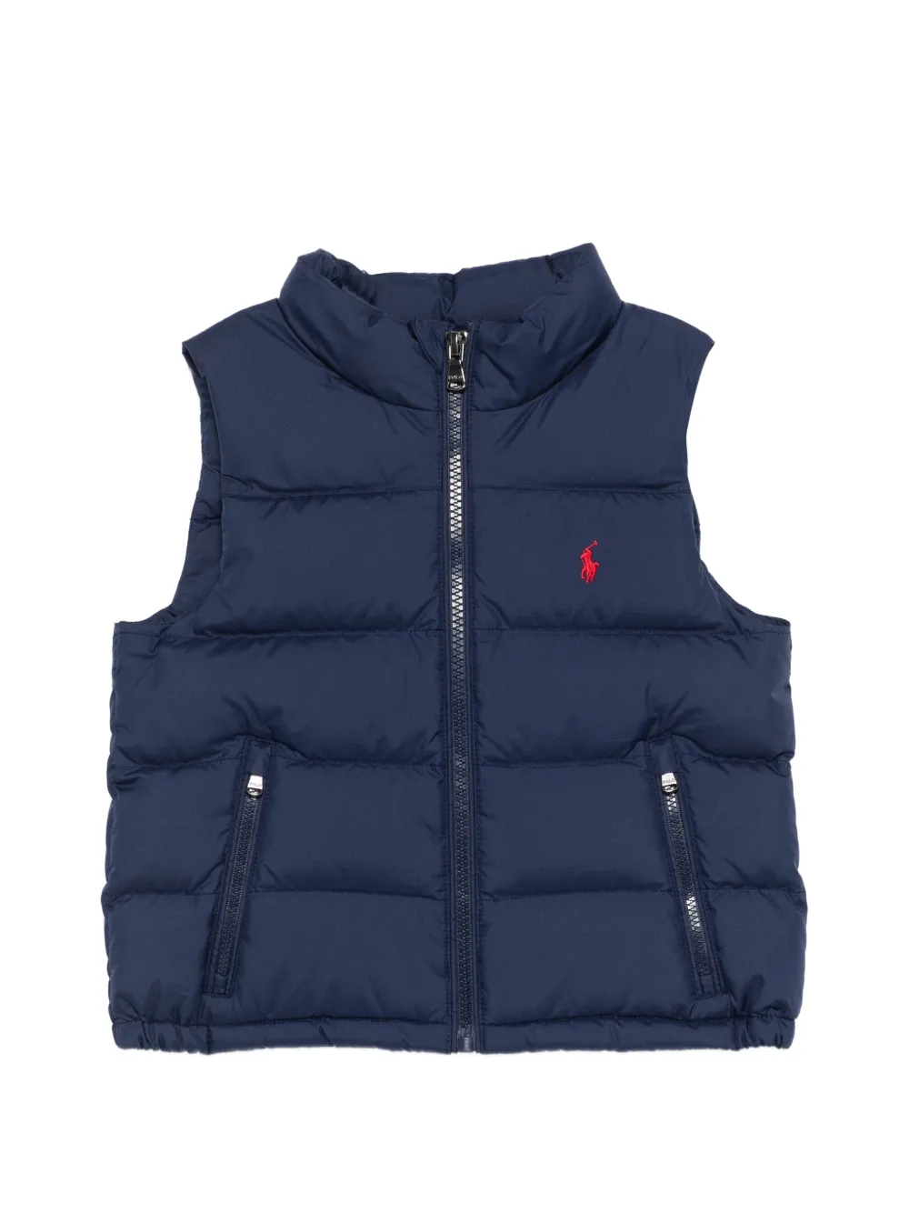 POLO RALPH LAUREN KIDS zip quilted gilet - Blue