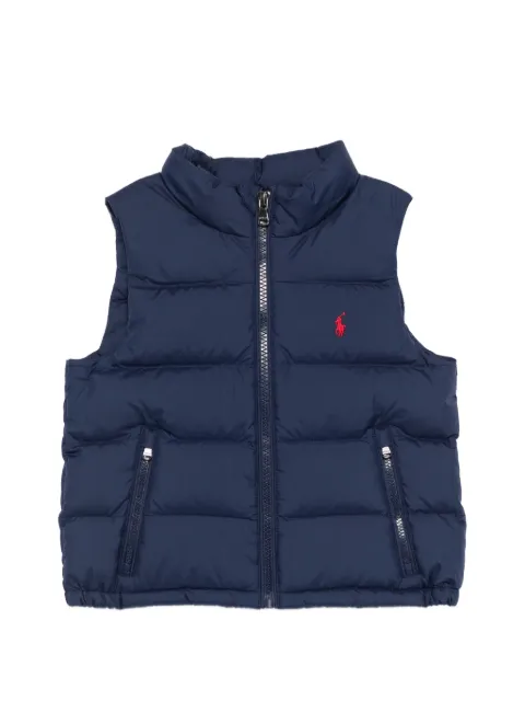 POLO RALPH LAUREN KIDS zip quilted gilet