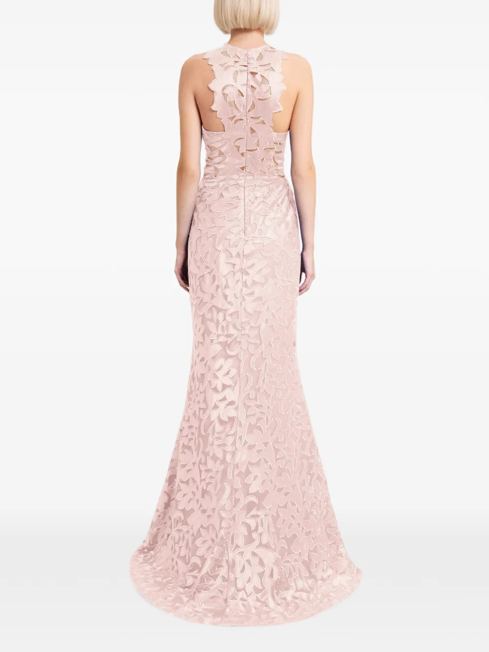 Gemy Maalouf Jurk met bloemenprint Roze