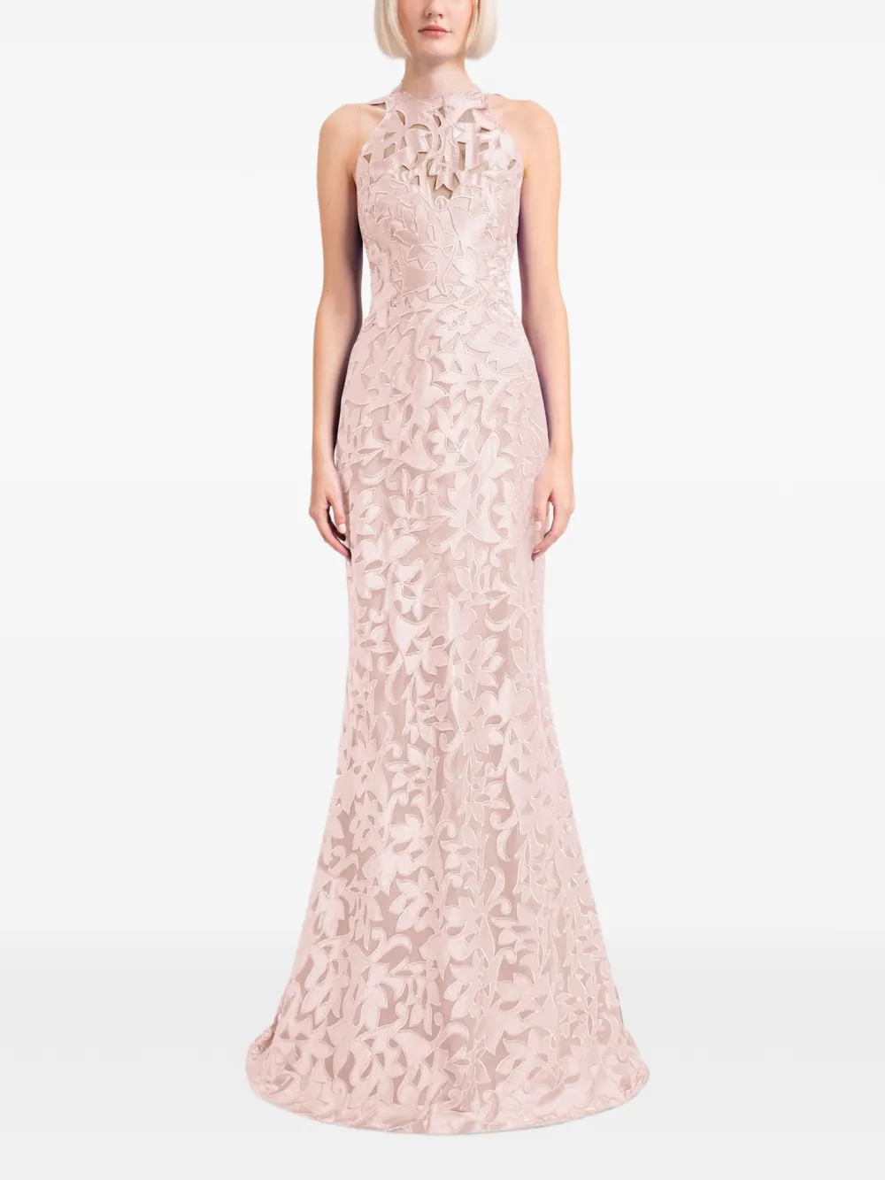 Gemy Maalouf Jurk met bloemenprint Roze