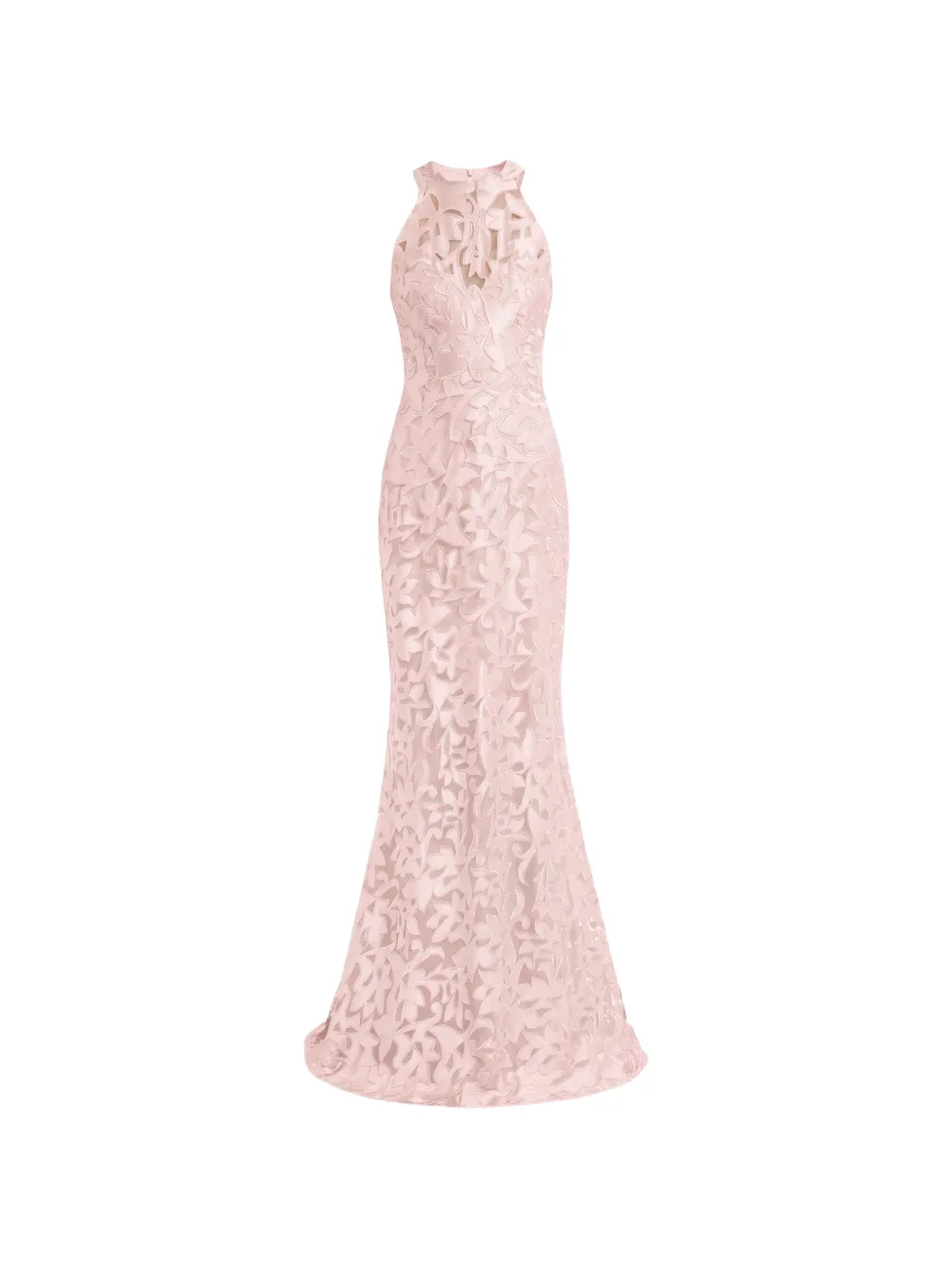 Gemy Maalouf floral satin maxi dress
