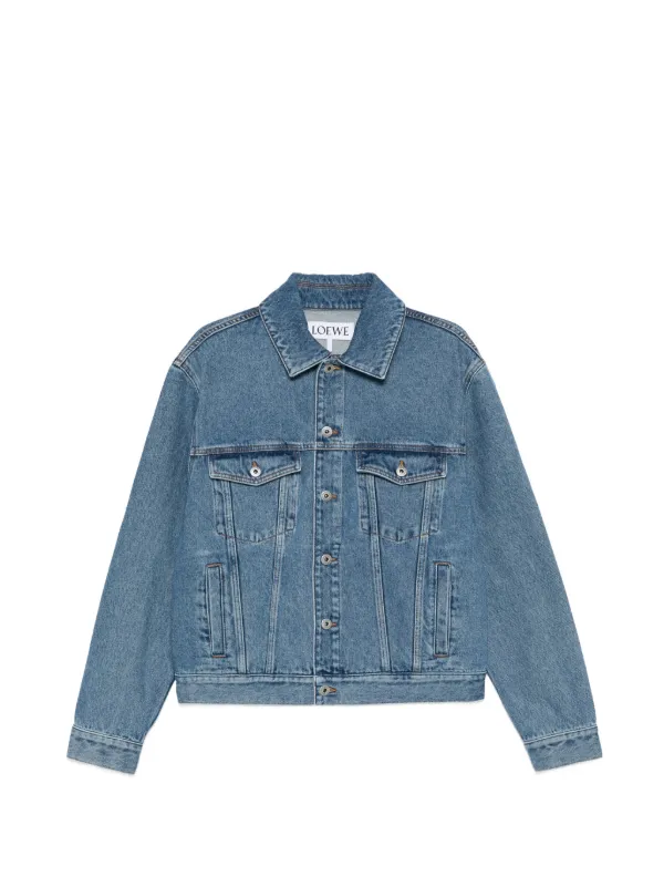 Loewe Button Flap Pocket Jacket in Blue