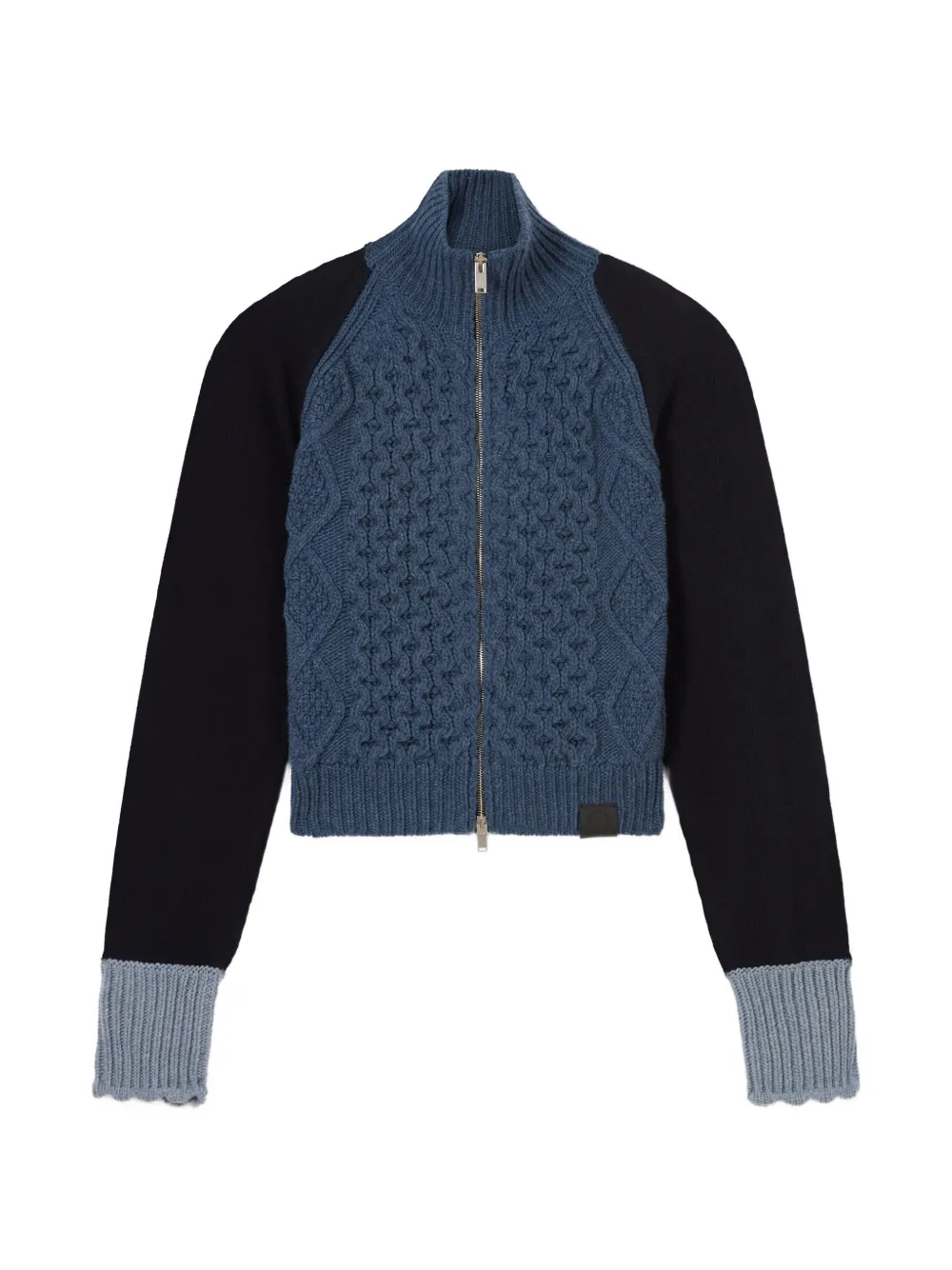 Stella McCartney Cardigan in maglia a trecce - Blu