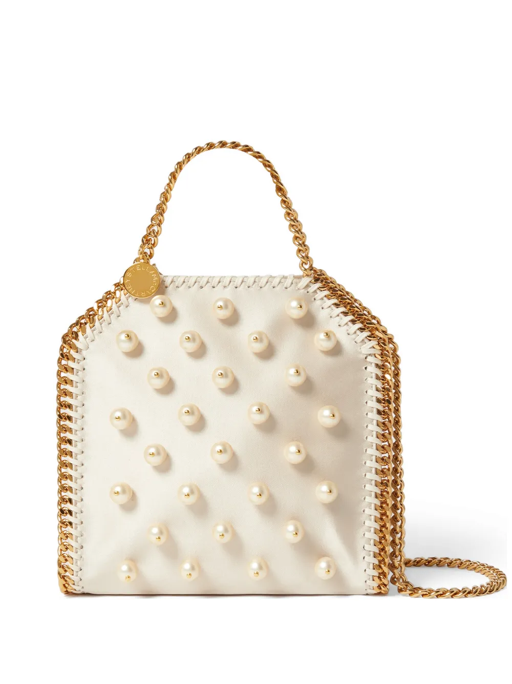 Stella McCartney Borsa tote con decorazione - Toni neutri