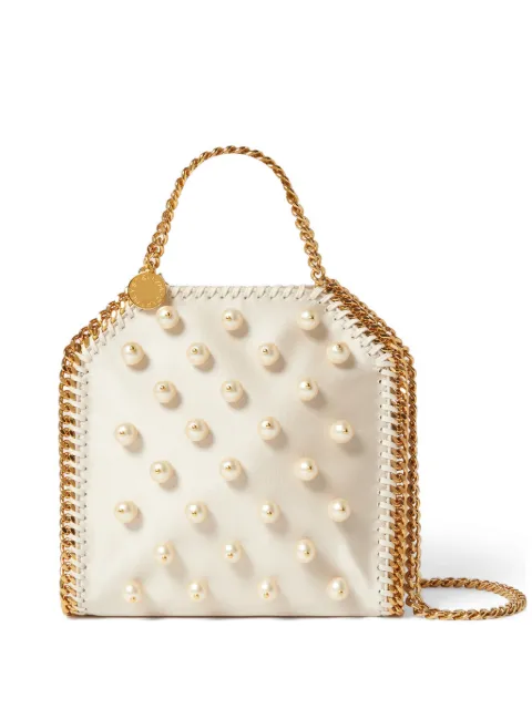 Stella McCartney pearl-embellished tote bag