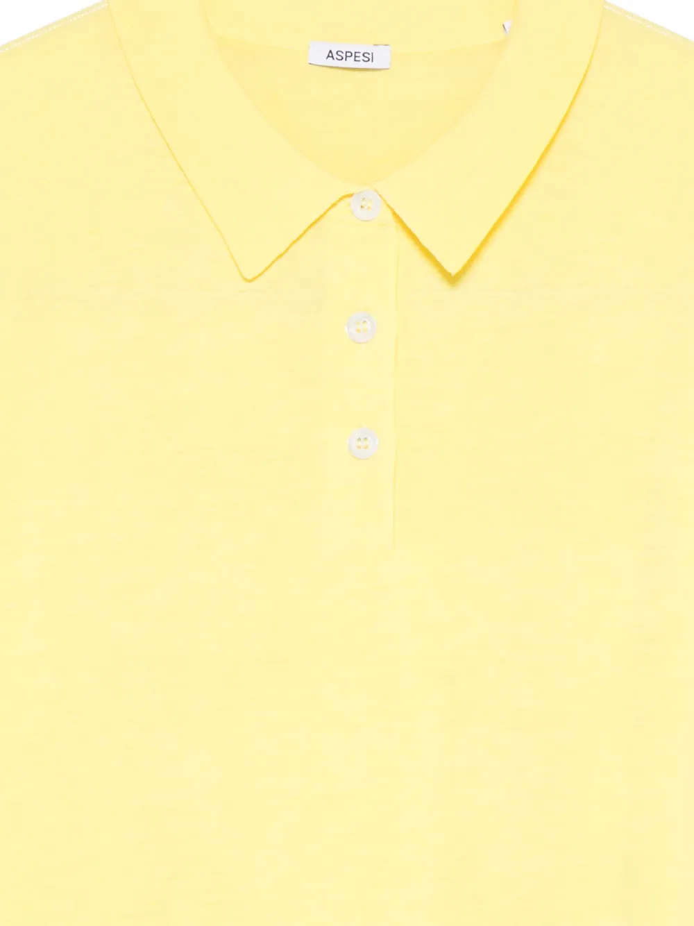  Aspesi Short-sleeve Polo Shirt - Yellow 