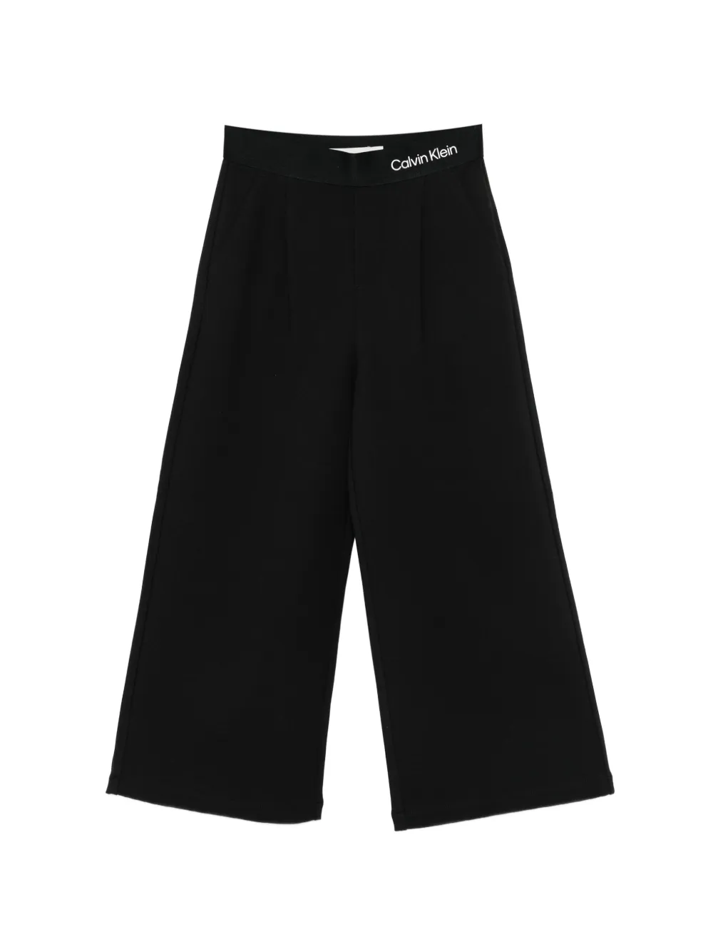 Calvin Klein Kids logo-detail trousers - Nero