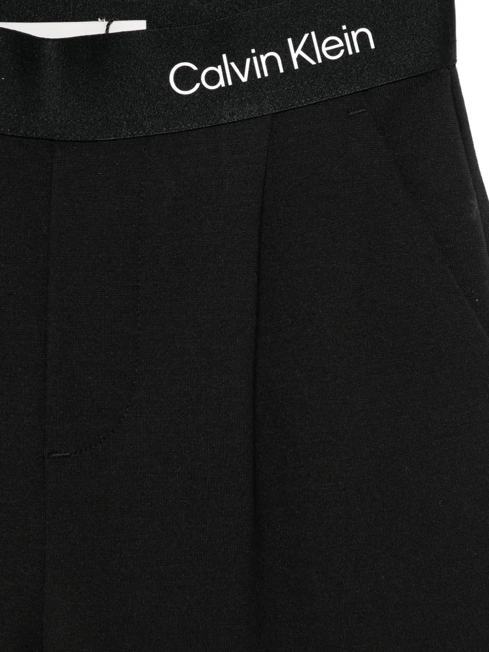Calvin Klein Kids Broek met logodetail Zwart