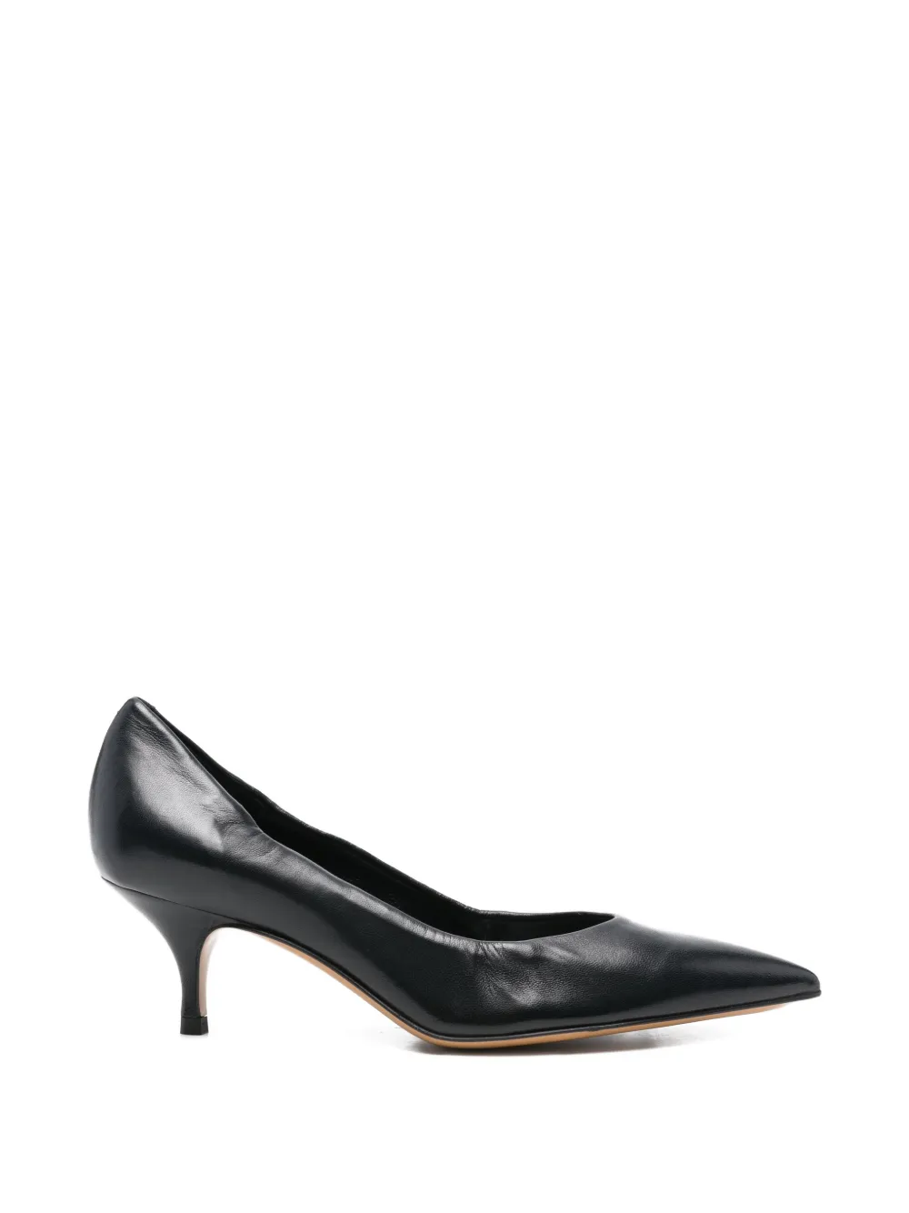 GUGLIELMO ROTTA Azelie leren pumps met puntige neus Blauw