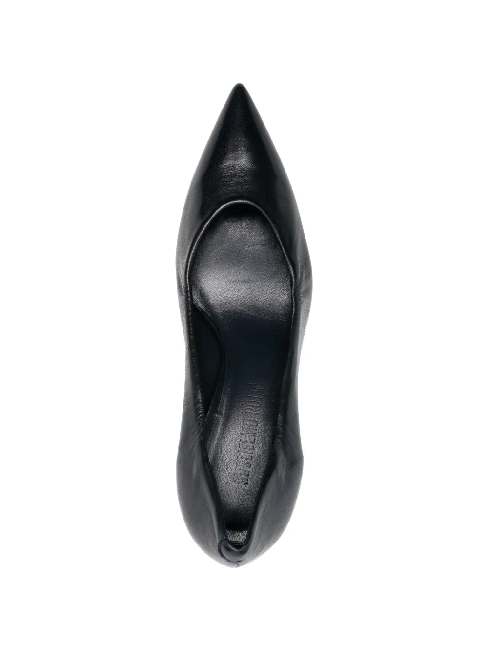 GUGLIELMO ROTTA Azelie leren pumps met puntige neus Blauw