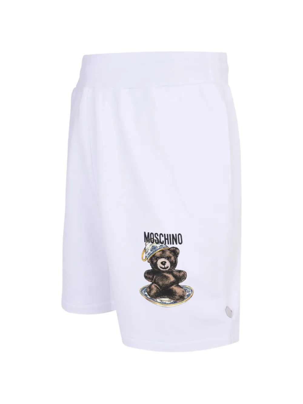 Moschino Trainingsshorts met print Wit