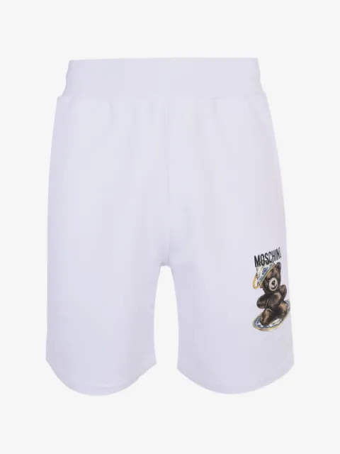 Moschino printed track shorts