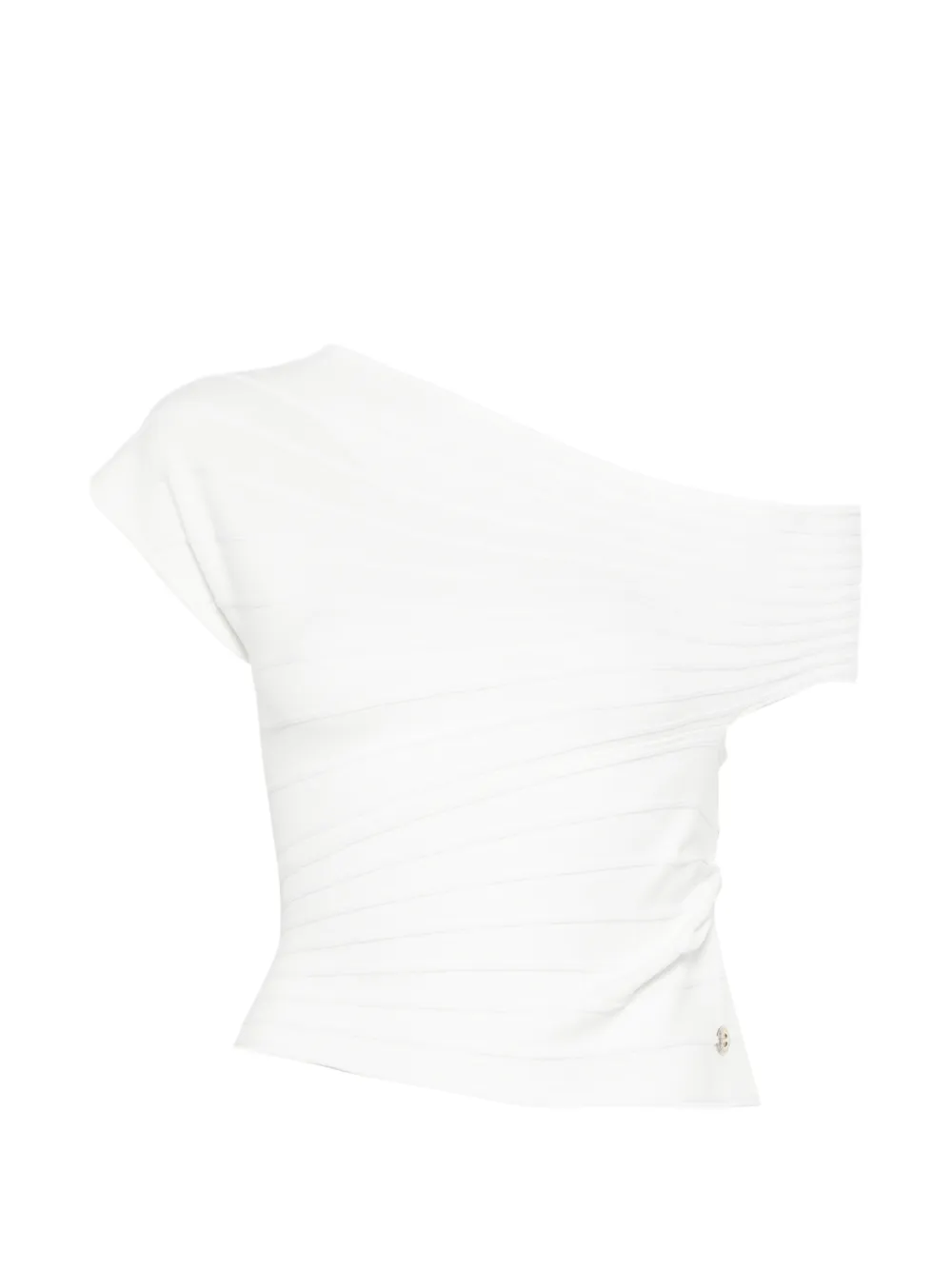 TWINSET draped top - Bianco