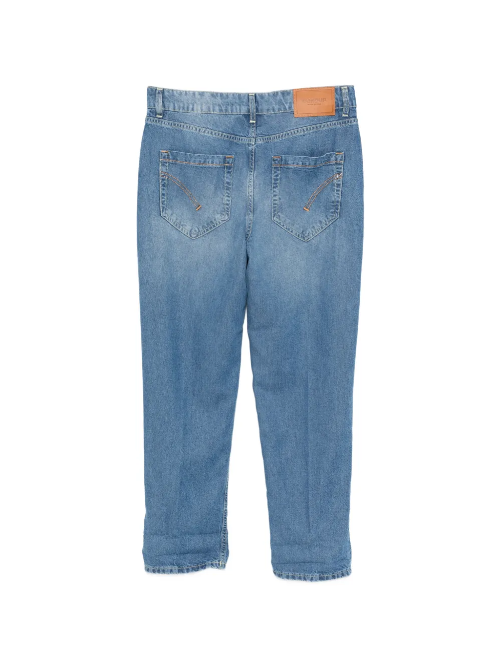 DONDUP Jeans met riemlus en knopen Blauw