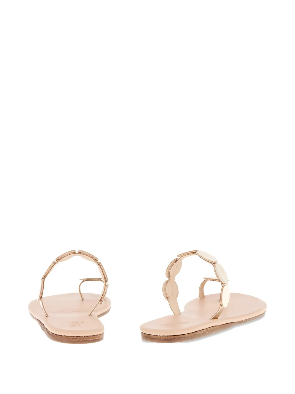 Ancient Greek Sandals Dirki disc-embellished sandals Goud