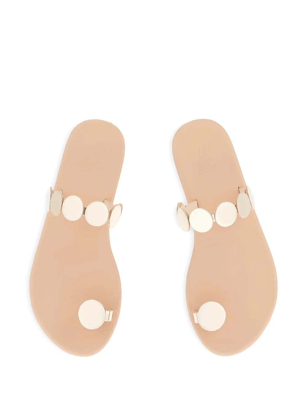Ancient Greek Sandals Dirki disc-embellished sandals Goud