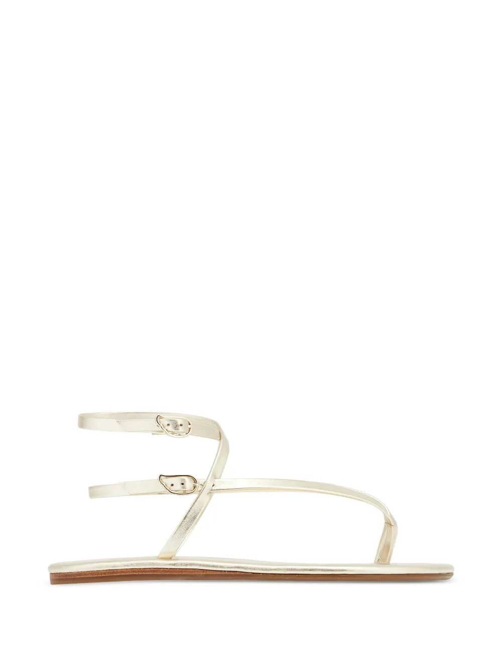 Ancient Greek Sandals Kallisti leather flat sandals - Oro