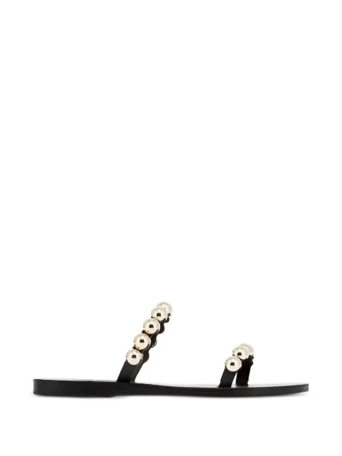 Ancient Greek Sandals Lambri leather flat sandals