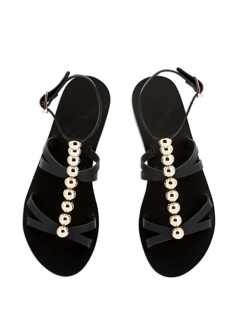 Ancient Greek Sandals Akrivi stud-embellished sandals Zwart