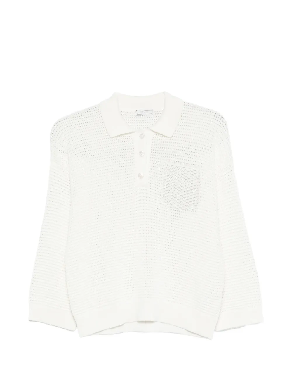Peserico Polo in maglia - Bianco