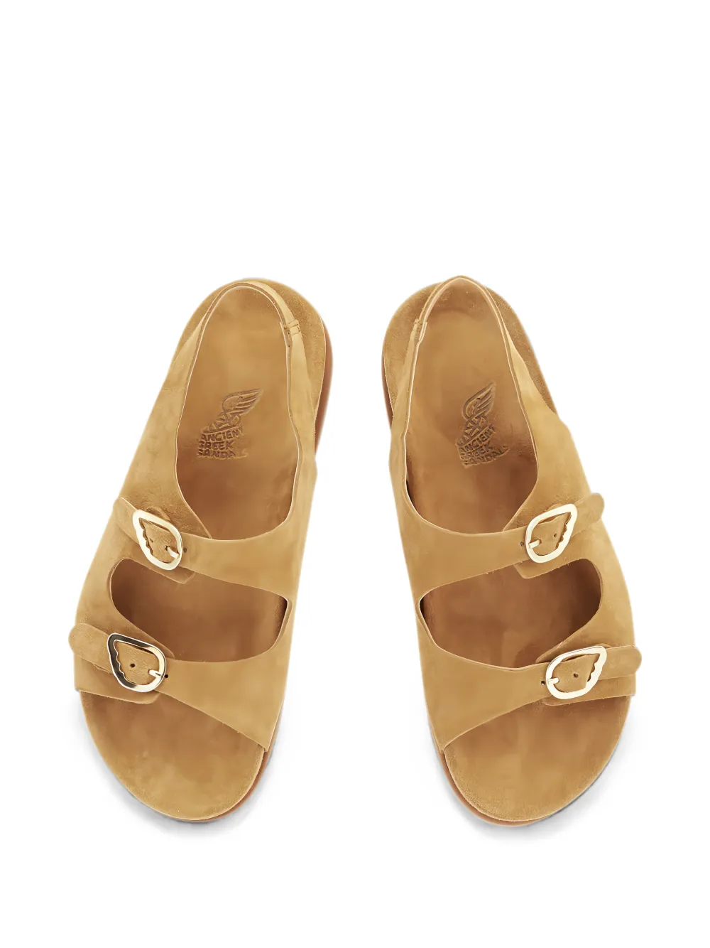 Ancient Greek Sandals Kasteli buckle-fastening sandals Beige