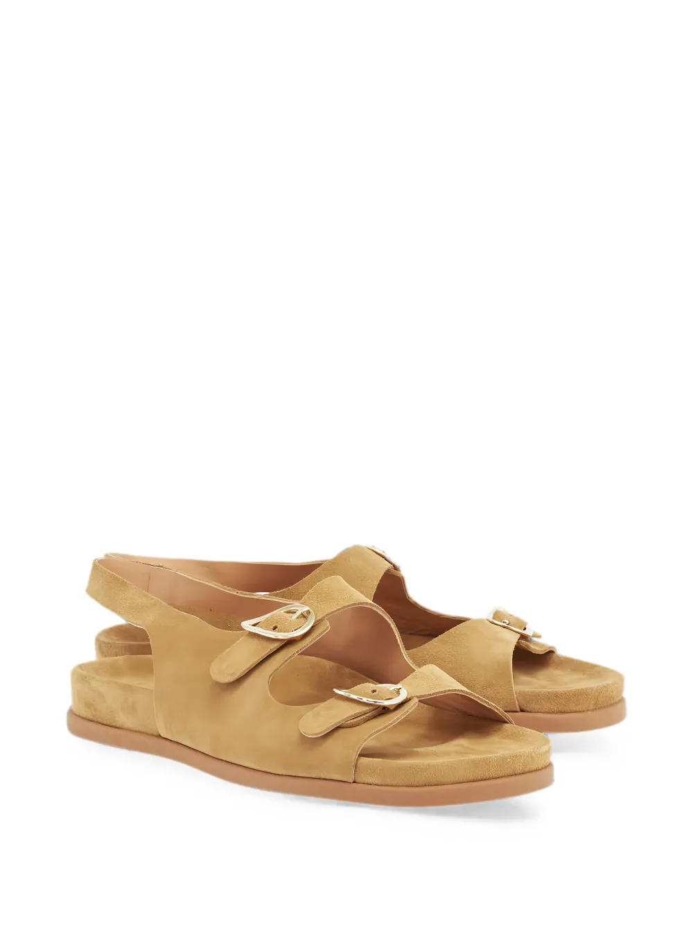 Ancient Greek Sandals Kasteli buckle-fastening sandals Beige