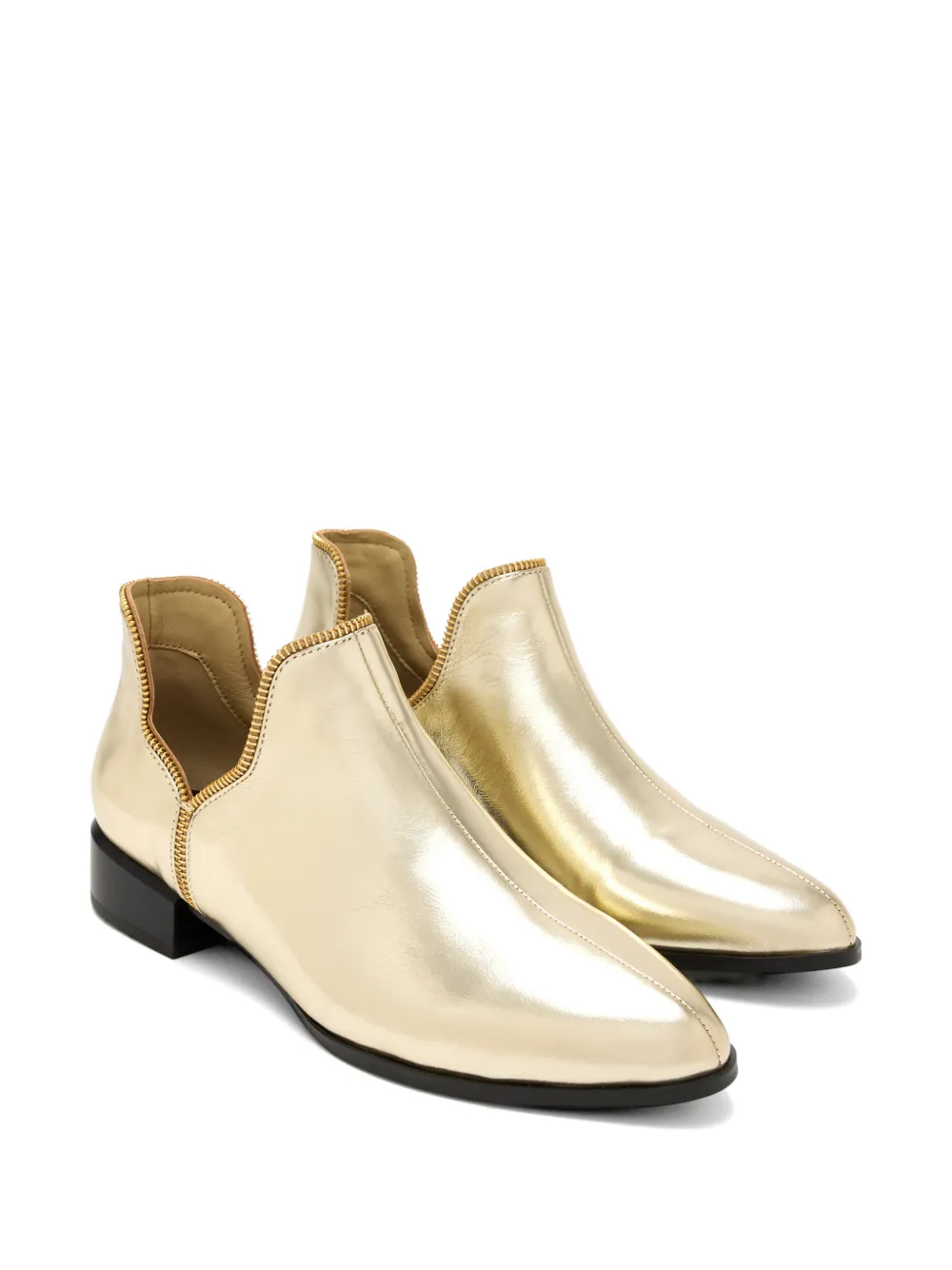Senso Bailey zip ankle boots Goud