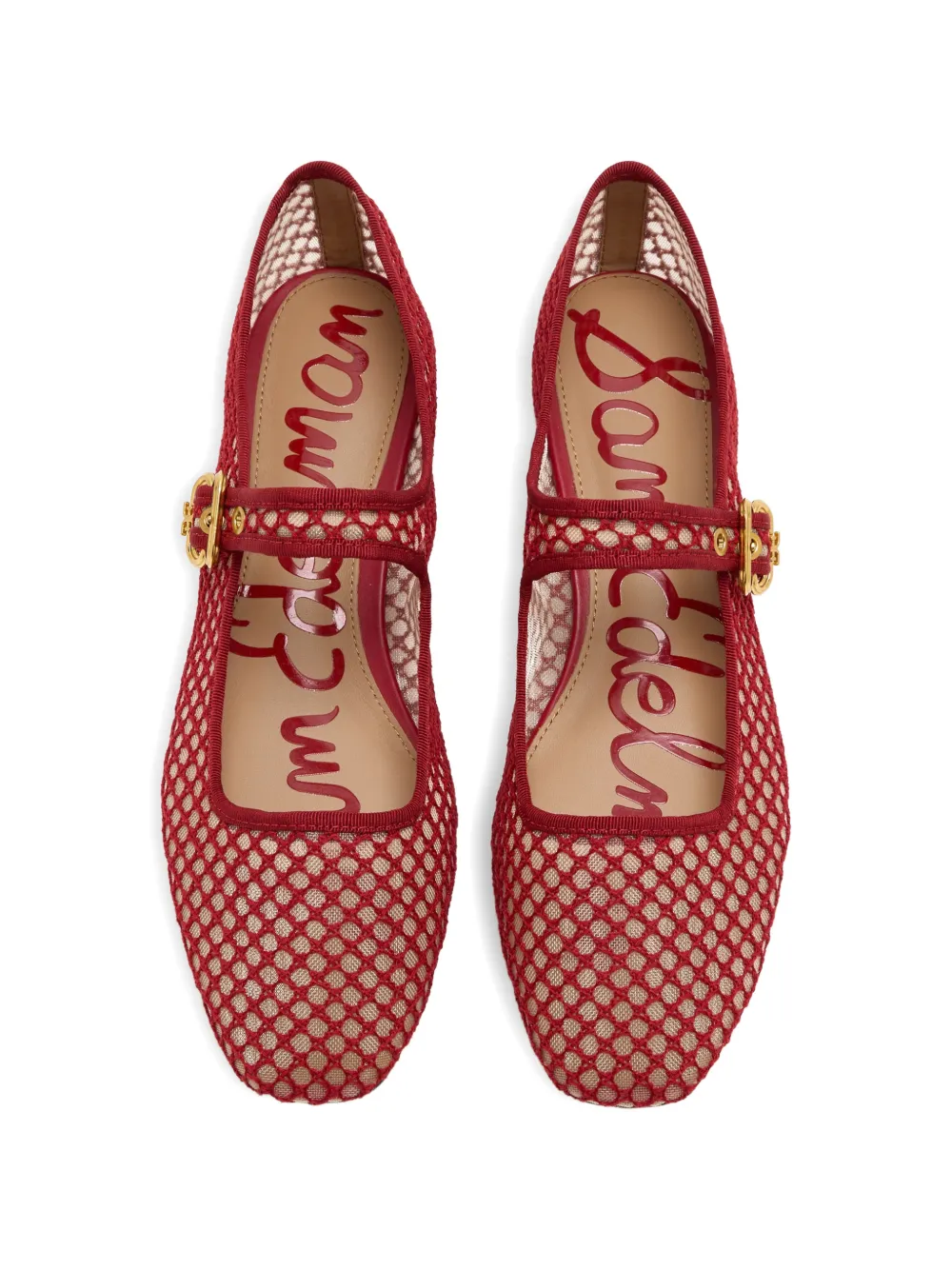 Sam Edelman buckle ballet flats Wit