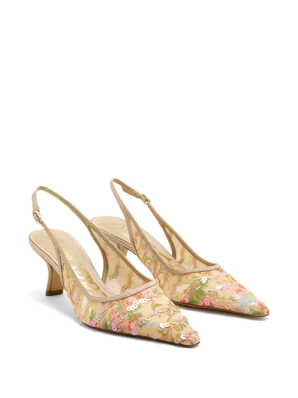 Sam Edelman 60mm Bianka Rivera heeled pumps Beige