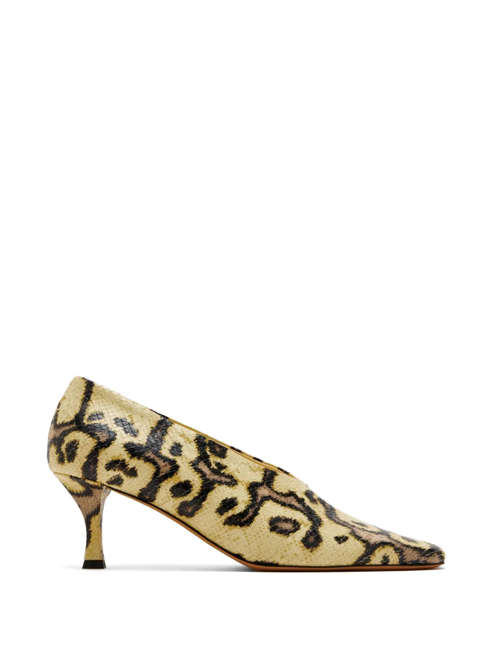 Proenza Schouler Trap pumps met dierenprint Beige
