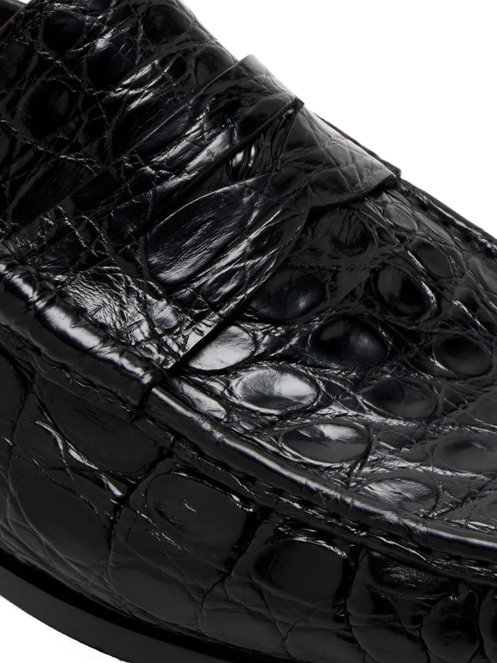 Magnanni Leren loafers Zwart