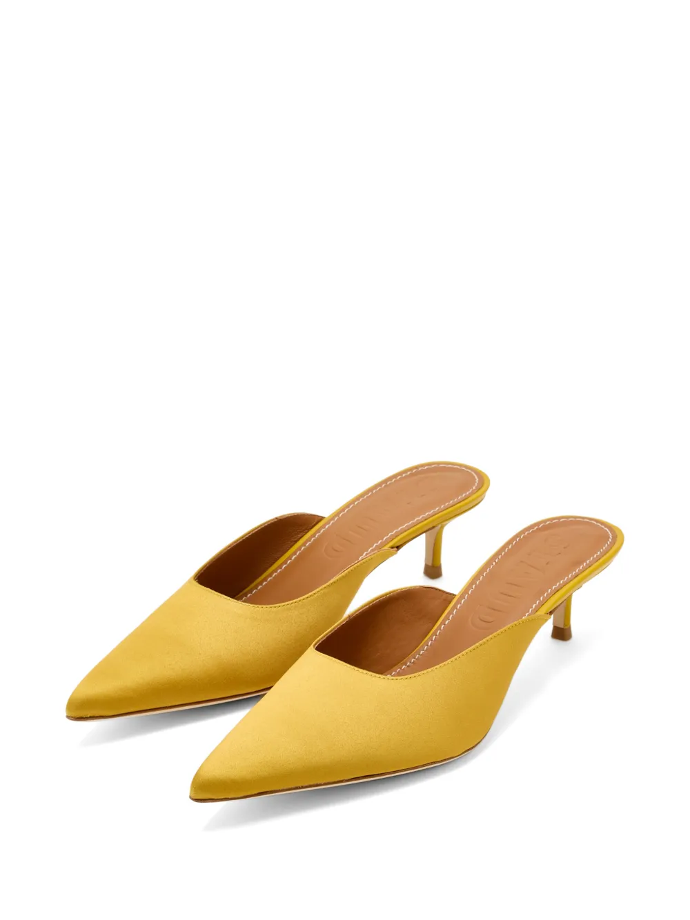  Staud Mules Con Tacón De 50 Mm - Amarillo 