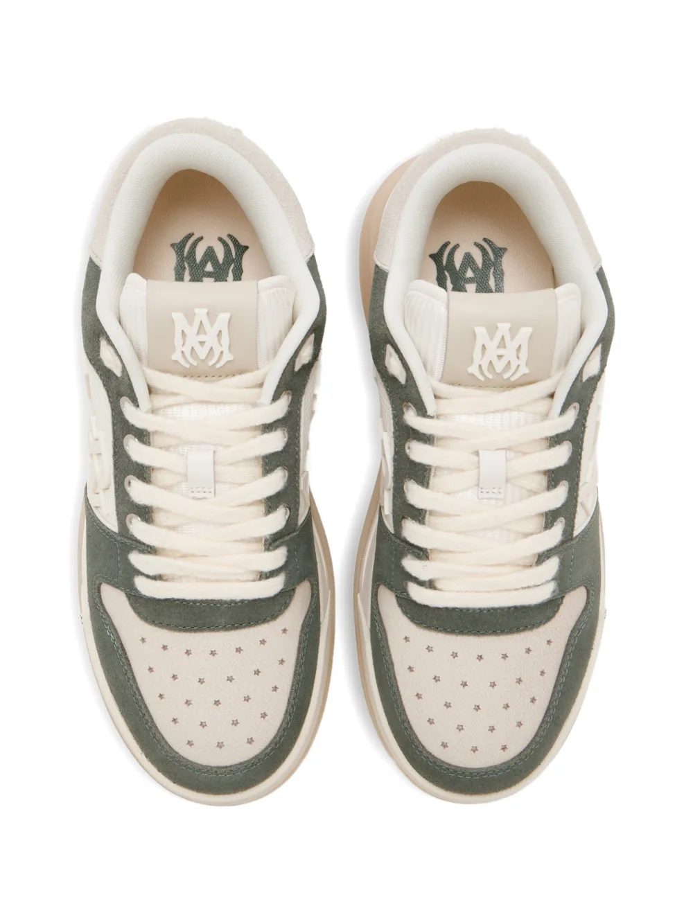 AMIRI embossed logo sneakers Beige