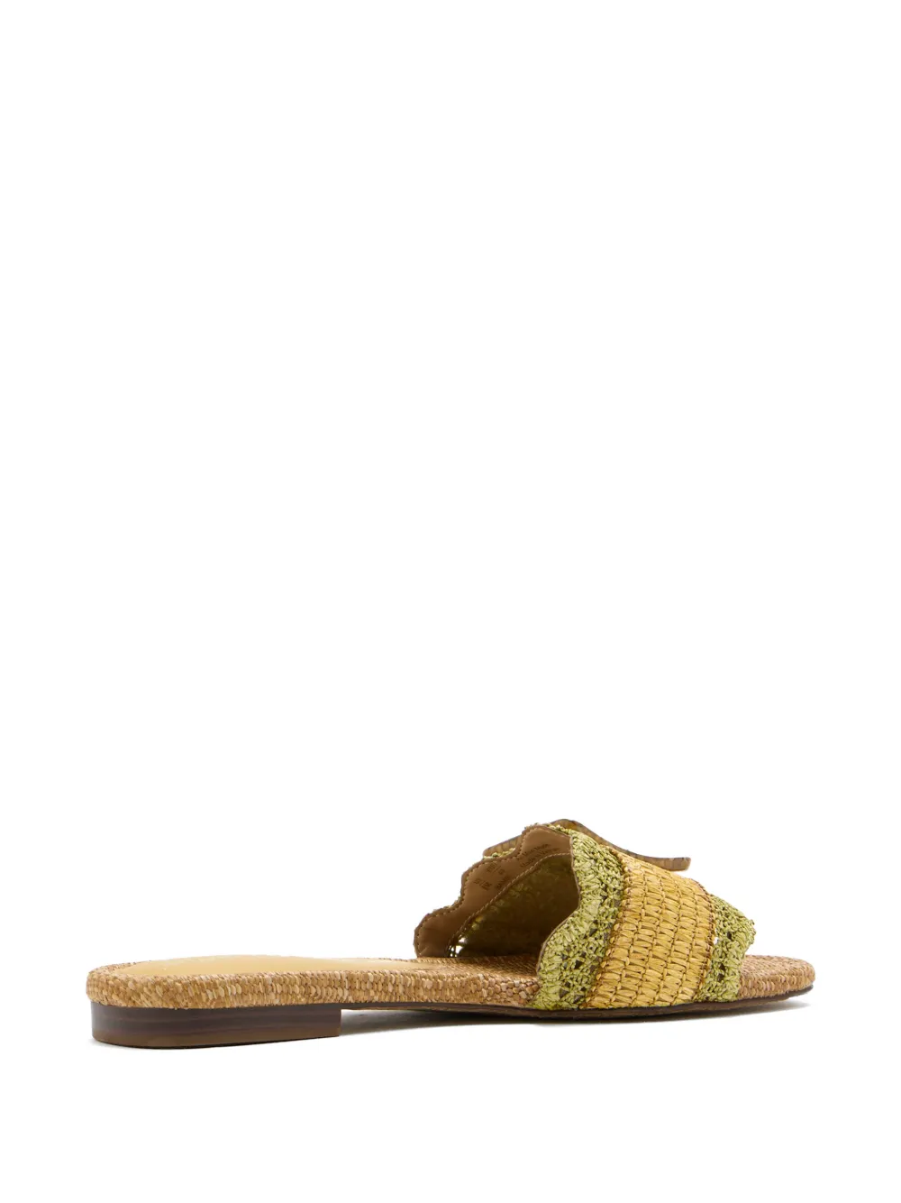 Sam Edelman buckle raffia sandals Beige