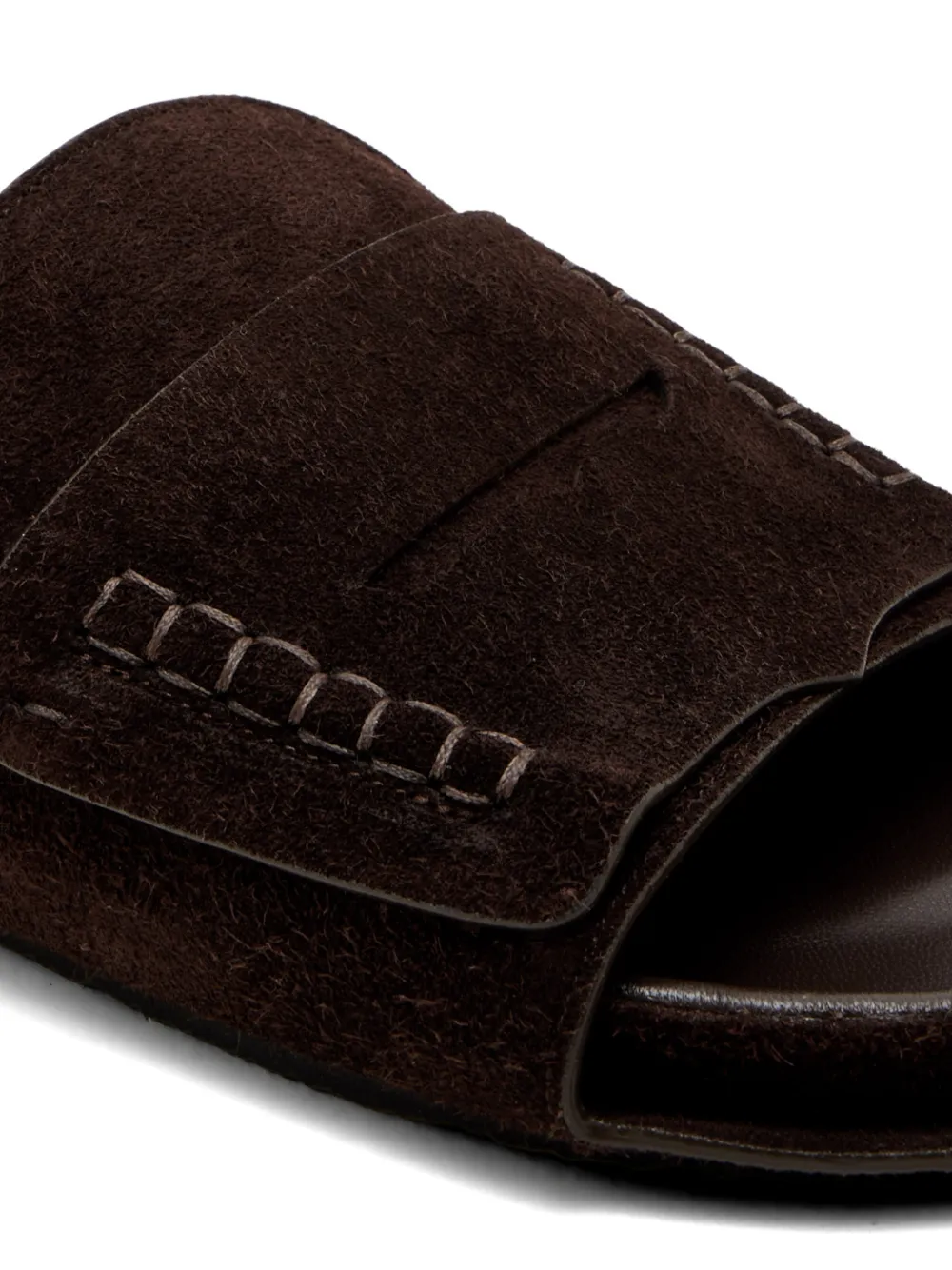 Jacquemus Sandalen met bandje en stiksel Bruin