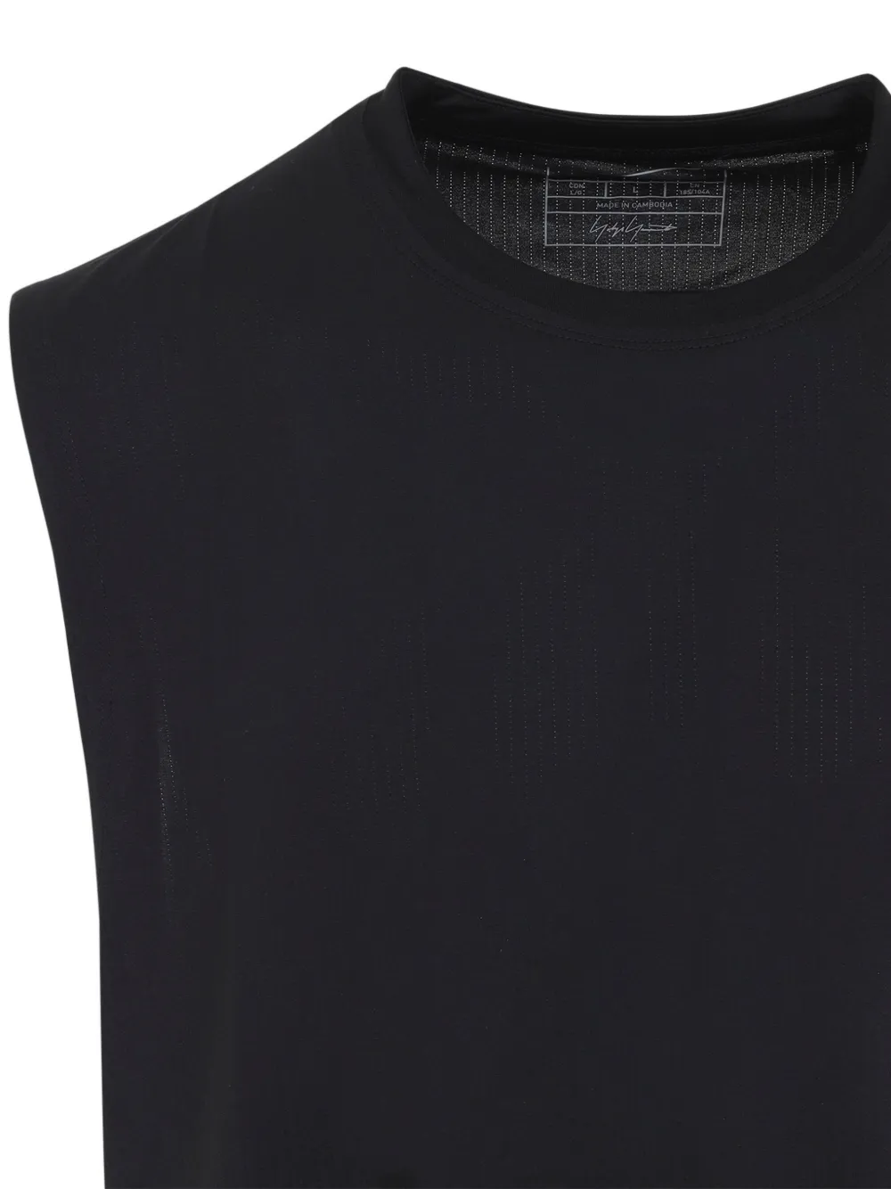 Y-3 Tanktop met logo Zwart