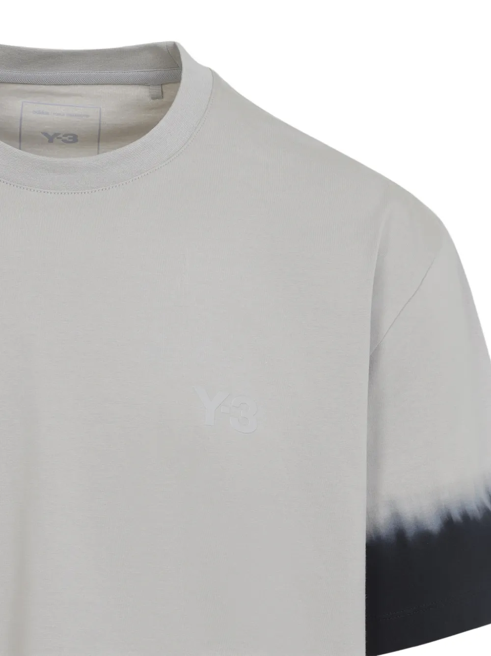 Y-3 T-shirt met tie-dye print Bruin
