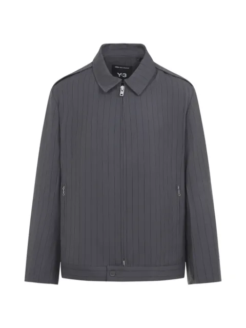 Y-3 pinstriped overshirt